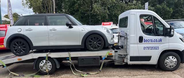 Becra Auto Care's own transport vehicles